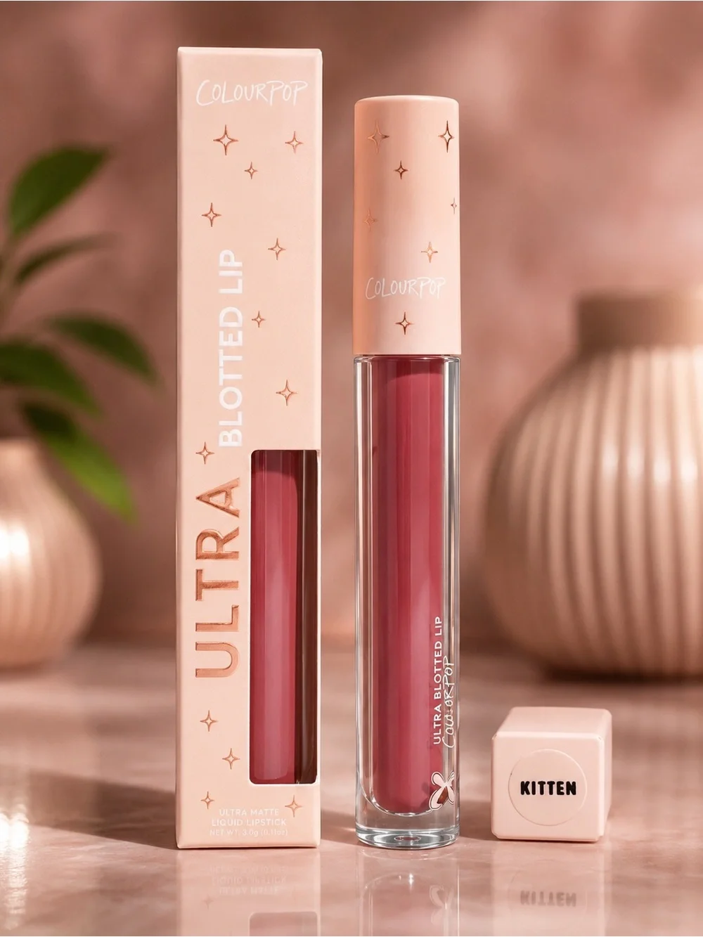 ColourPop Ultra Blotted Lip Liquid — Kitten (Dusky Rose)